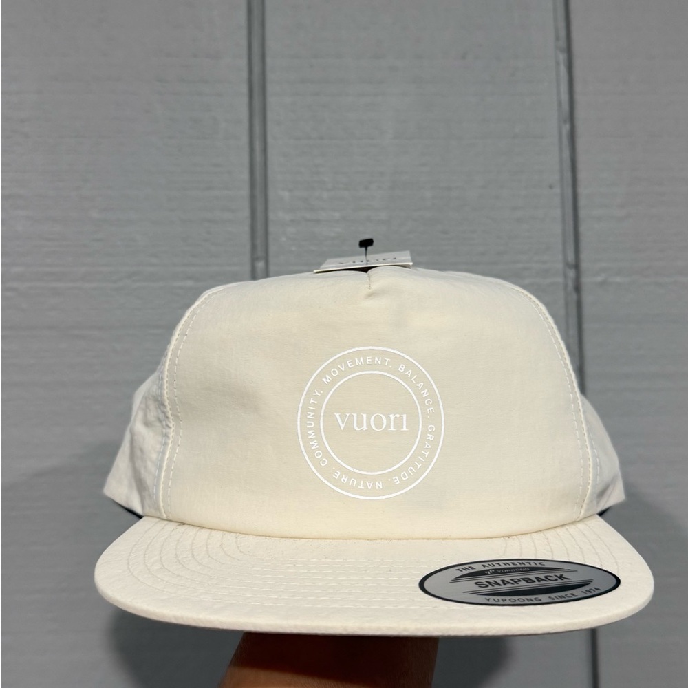 Vuori Off-White Adjustable Cap - BNWT